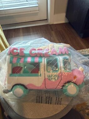 Kidrobot Yummy World Plush Ice Cream Truck Toy - Pink & Teal Kids Toy